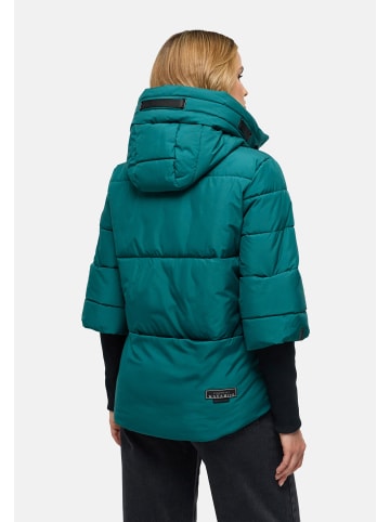 Navahoo Steppjacke Lotusherz XIV in Ocean Green