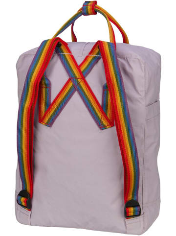 FJÄLLRÄVEN Rucksack / Backpack Kanken Rainbow in Pastel Lavender/Rainbow Pattern