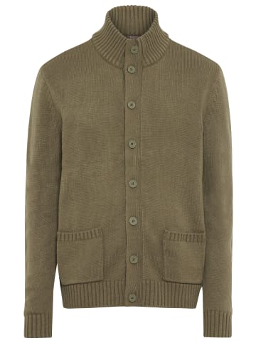 Man's World Strickjacke in grün