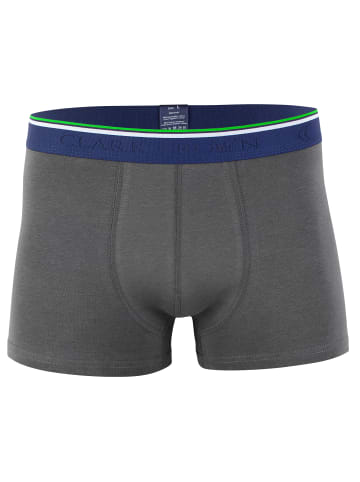 Clark Crown® 4er Pack "Bambus" Boxershorts in grau/schwarz