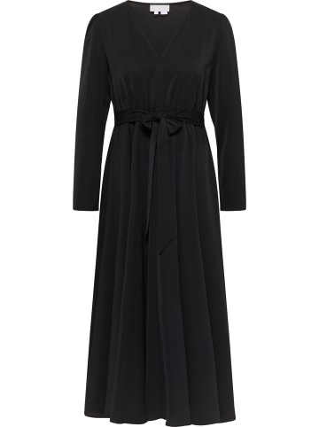 RISA Langarmkleid in Schwarz