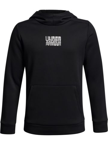 Under Armour Hoodie "Armour Retro Grphc HD Fleece" in Schwarz