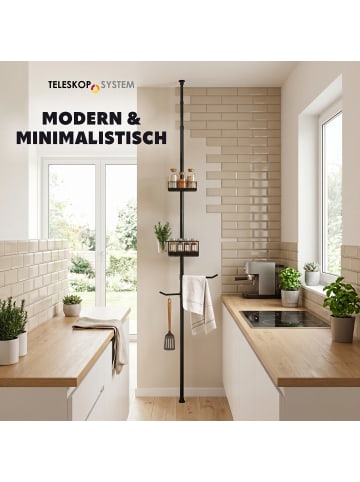 bremermann Teleskop-Küchenregal ca. 140 bis 290 cm
