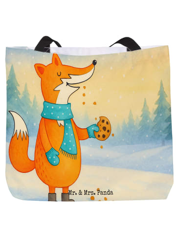 Mr. & Mrs. Panda Shopper Fuchs Keks Design ohne Spruch in Weiß