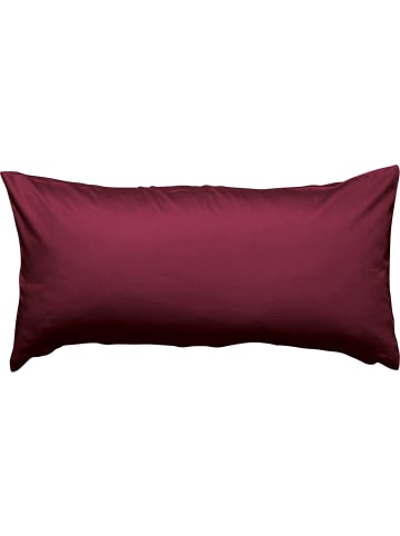 Erwin Müller Mako-Satin Kissenbezug Landshut in weinrot