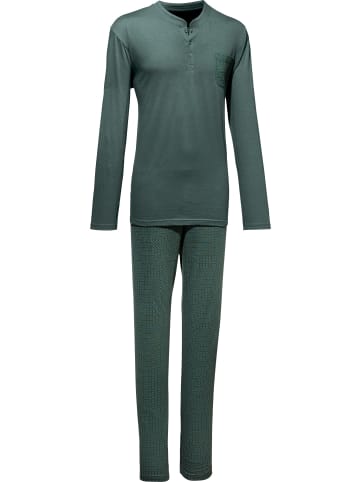 Erwin Müller Single-Jersey Schlafanzug in grün