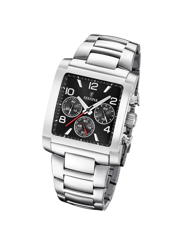 Festina Chronograph-Armbanduhr Festina Timeless Chronograph silber mittel (ca. 36mm)
