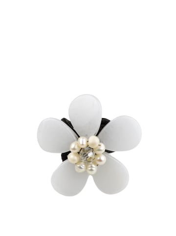 collezione alessandro Ring " Flower " in weiß