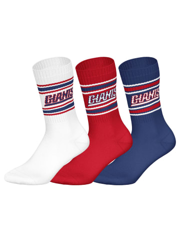 NFL Socken 6er Pack in New York Giants 2/Weiß