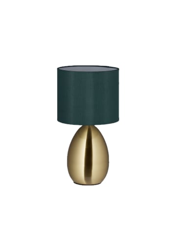 relaxdays Nachttischlampe Touch in Messing - (H)33,5 cm