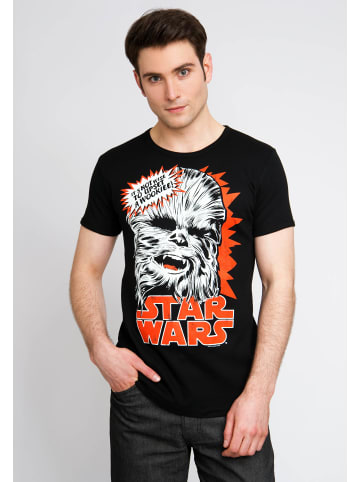 Logoshirt T-Shirt Chewbacca in schwarz