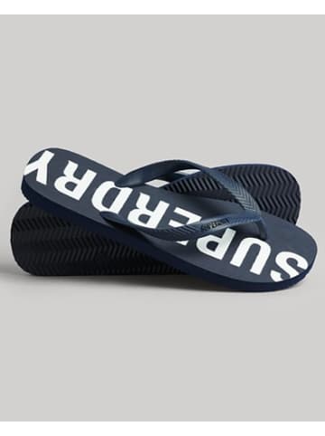 Superdry Flip-Flops Code in Marineblau/Weiß-20Z