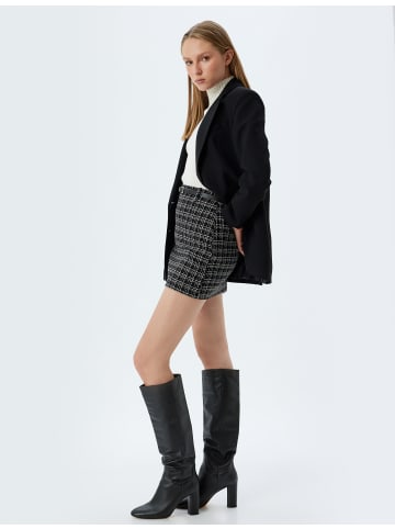 KOTON Rock in Schwarz Karomuster