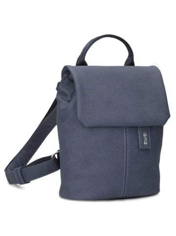 Zwei Mademoiselle MR45 - Rucksack Mini 22 cm (nubuk-linen) in nubuk-blue