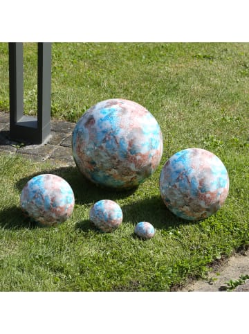 MARELIDA Dekokugel Gartenkugel Teichkugel Edelstahl D: 28cm in bunt