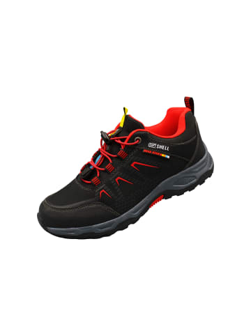 Roadstar Trekkingschuhe in Schwarz/Rot