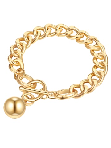 Lulu & Jane Armband aus Metall-Legierung in gelbgold