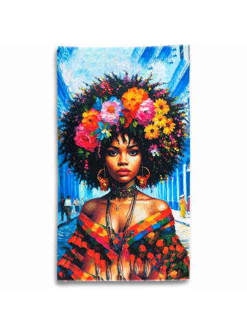 ESPiCO Strandlaken Blumenfrau in Bunt