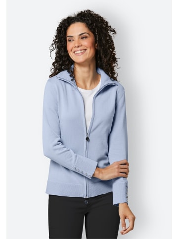 creation L Strickjacke in eisblau