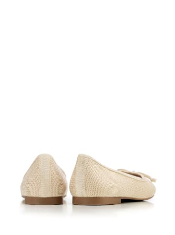Wittchen Geflochtene Ballerinas Mit Schleife in Beige
