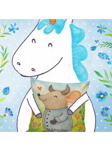 Mr. & Mrs. Panda Dekokissen Sofa Stier Astrologie Design ohne Sp... in Weiß