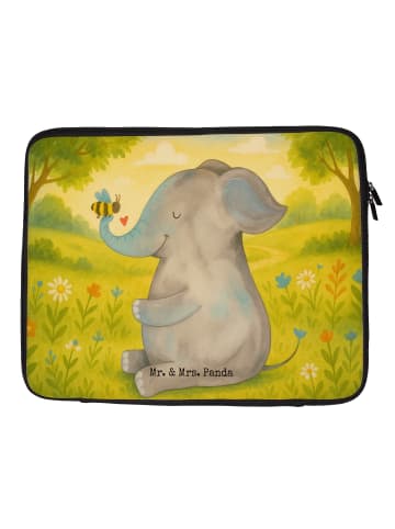 Mr. & Mrs. Panda Laptoptasche Elefant Biene Design ohne Spruch in Weiß