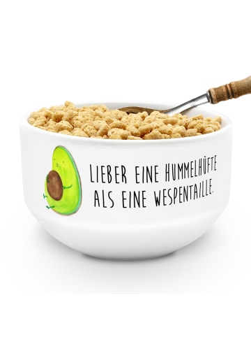 Mr. & Mrs. Panda schale Avocado Pfeifen mit Spruch in Weiß