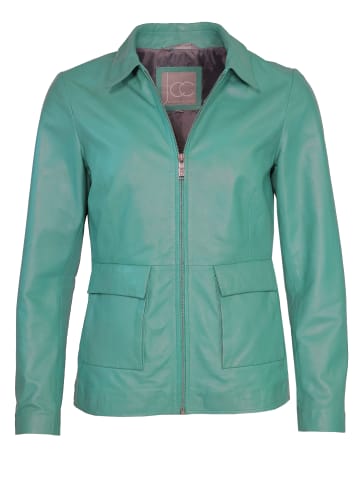 JCC Lederjacke 3102222 in deep turquoise