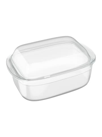 relaxdays Auflaufform in Transparent - 4,5 l