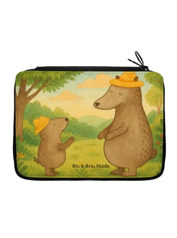 Mr. & Mrs. Panda Federtasche Bären mit Hut Design ohne Spruch in Weiß