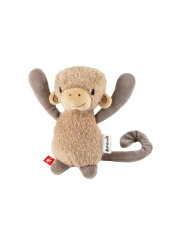 Sigikid Plüschtier Spielfigur Affi klein Figur aus dem Buch ANOUK in beige