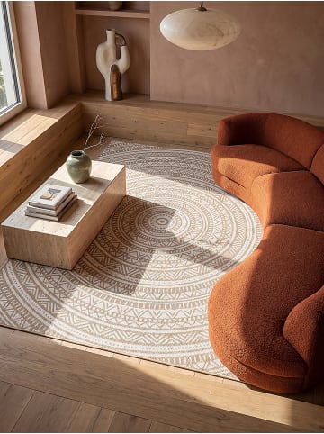 KADIMA DESIGN Teppich flachgewebt Orientalisch flachgewebt pflegeleicht Flur in Natur