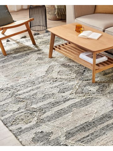 Beliani Kurzflor ARATASHEN in Grau/Beige - (W) 200 x (L) 300 cm