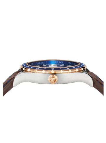 Versace Analoguhr für Herren in blau