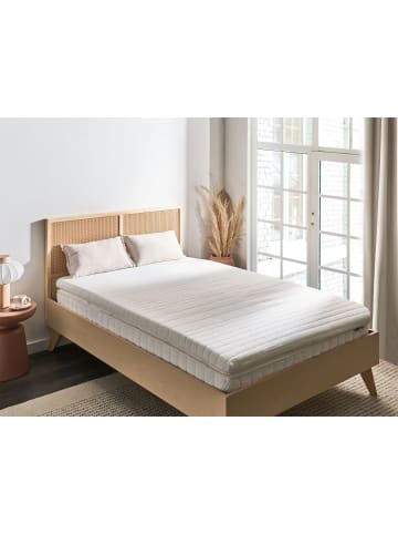 Beliani Topper DAZZEL in Weiß - (W) 120 x (H) 6 x (L) 200 cm