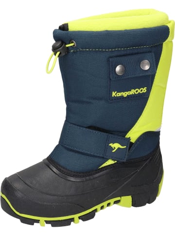 Kangaroos Gummistiefel in dk navy/lime