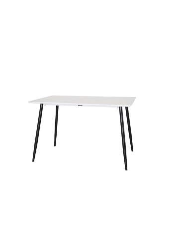 ebuy24 Esstisch Polar Weiß 75 x 120 cm