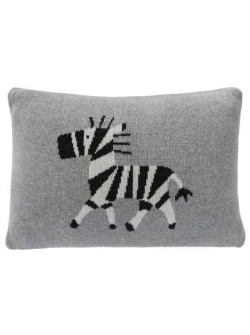 Happy Decor Kids Kissen "Zebra" in Gray - 35 x 25  cm