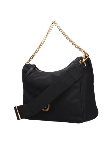 Versace Schwarz Stoff Handtasche
