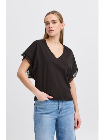 ICHI T-shirt IHOLYA Loose fit in Black