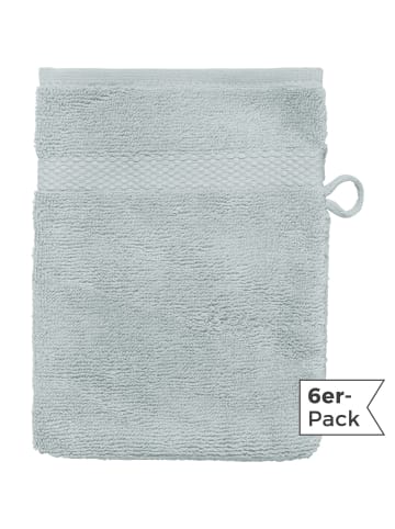Erwin Müller Frottier Waschhandschuh 6er-Pack Sindelfingen in hellgrau