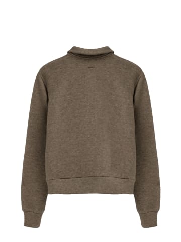 Polo Club Poloshirt WOMAN ARI POLO LONG SLEEVE REGULAR FIT in Taupe