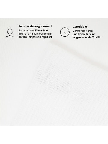 von Jungfeld Socken SIGNATURE CLASSIC in Optic White