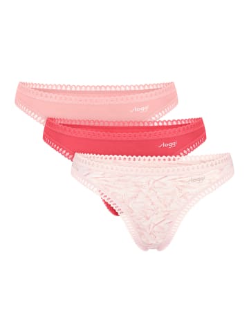 Sloggi String GO Crush in Red-light combination