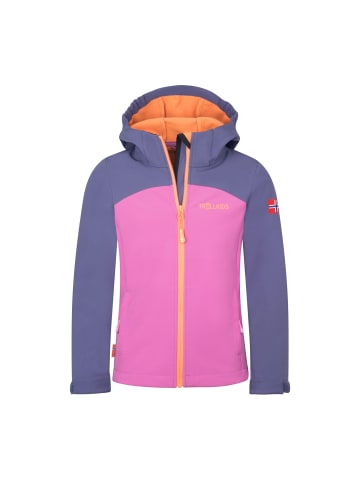 Trollkids Softshelljacke Kristiansand in violet blue