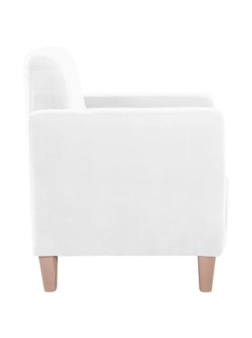 58 aufm Kessel SESSEL Karol Bezug Veloursstoff Buche natur / creme