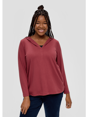 TRIANGLE T-Shirt langarm in Rot