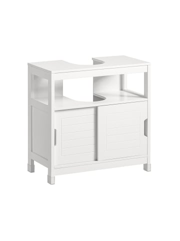 SoBuy Unterschrank in Mattweiß - (W) 30 x (H) 60 x (L) 60 cm