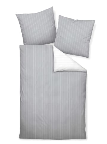 Janine Seersucker Bettwäsche - Streifen  in grün