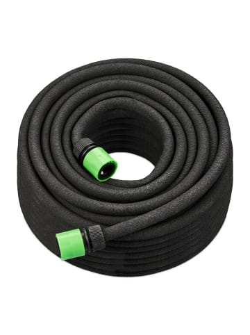 relaxdays Tropfschlauch in Schwarz - 50 m